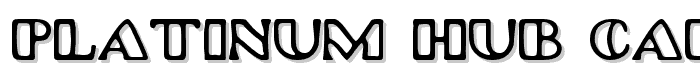 Platinum Hub Caps font